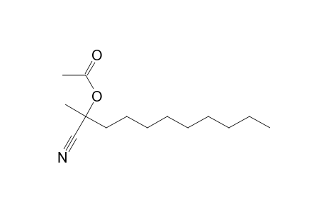 Undecanenitrile, 2-(acetyloxy)-2-methyl-, (.+-.)-
