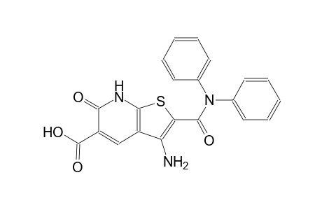 3-amino-2-[(diphenylamino)carbonyl]-6-oxo-6,7-dihydrothieno[2,3-b]pyridine-5-carboxylic acid