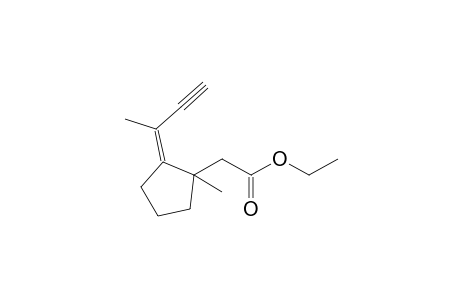Ethyl 1-Methyl-2-(1-methyl-2-propyn-1-ylidene)cyclopentane-1-acetate