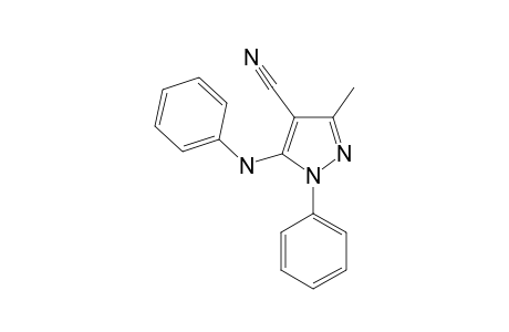 5-ANILINO-4-CYANO-3-METHYL-1-PHENYLPYRAZOLE