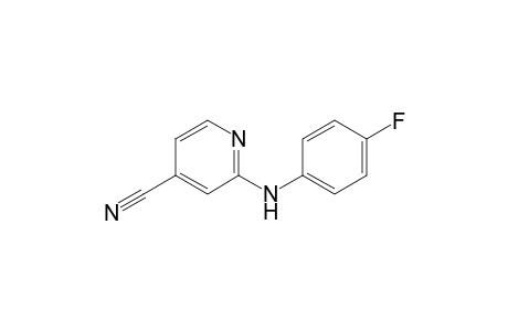 2-(4-fluoroanilino)-4-pyridinecarbonitrile
