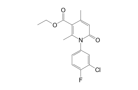 N-(3'-Chloro-4'-fluorophenyl)-5-carbethoxy-4,6-dimethyl-1,2-dihydropyrid-2-one