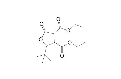 Diethyl 2-(t-butyl)-5-oxo-tetrahydrofuran-3,4-dicarboxylate