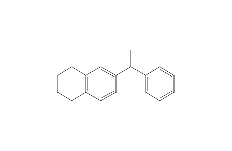 Naphthalene, 1,2,3,4-tetrahydro-6-(1-phenylethyl)-