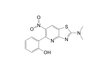 2-[2-(Dimethylamino)-6-nitrothiazolo[4,5-b]pyridin-5-yl]phenol