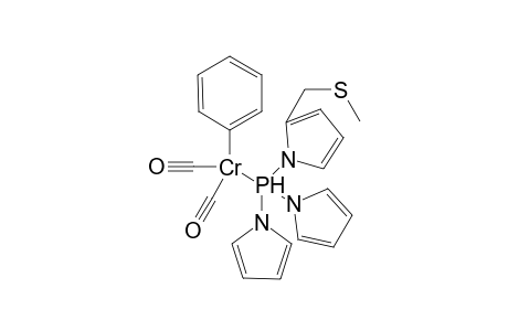 .eta(6).-Benzene-{[2-(methylthiomethyl)pyrrolyl]dipyrrolylphosphine}-Dicarbonyl Chromium (0)