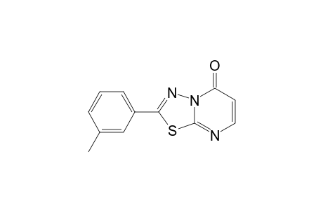 2-(3-Methylphenyl)-5H-1,3,4-thiadiazolo[3,2-a]pyrimidin-5-one