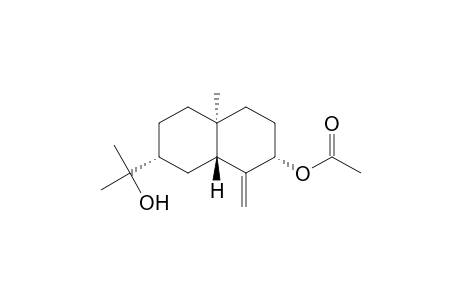 2-Naphthalenemethanol, 7-(acetyloxy)decahydro-.alpha.,.alpha.,4a-trimethyl-8-methylene-, [2R-(2.alpha.,4a.alpha.,7.alpha.,8a.beta.)]-