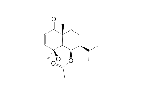 6.beta.-(Acetoxy)-4.beta.-hydroxyeudesm-2-en-1-one