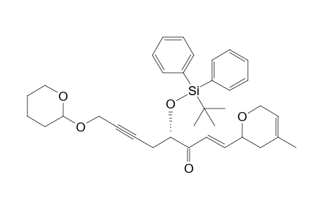 (1E,4S)-4-{[tert-Butyldiphenylsilyl]oxy}-1-(4-methyl-3,6-dihydro-2H-pyran-2-yl)-8-(tetrahydro-2H-pyran-2-yloxy)-1-octene-6-yn-3-one