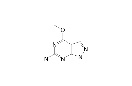 6-AMINO-4-METHOXY-1H-PYRAZOLO-[3.4-D]-PYRIMIDINE