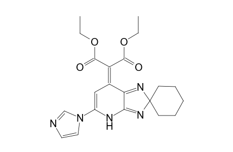 5'-(Imidazol-1"-yl)-7'-(diethoxycarbonyl)methylene-spiro{cyclohexane-1,2'(3'H)-1'H-imidazo[4,5-b]pyridine}