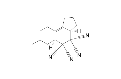 (5aS,3aR)-7-Methyl-2,3,3a,5a,6,9-hexahydro-1H-cyclopenta[a]-naphthalene-4,4,5,5-tetracarbonitrile
