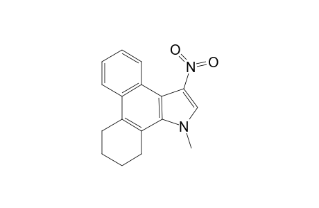 1-Methyl-3-nitro-8,9,10,11-tetrahydrophenanthro[9,10-b]pyrrole