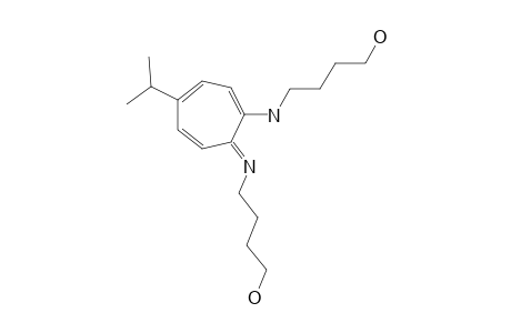4-[2-[(4-Hydroxybutyl)amino]-5-isopropyl-2,4,6-cycloheptatrien-1-ylideneamino]-1-butanol