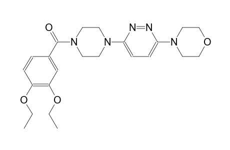 morpholine, 4-[6-[4-(3,4-diethoxybenzoyl)-1-piperazinyl]-3-pyridazinyl]-