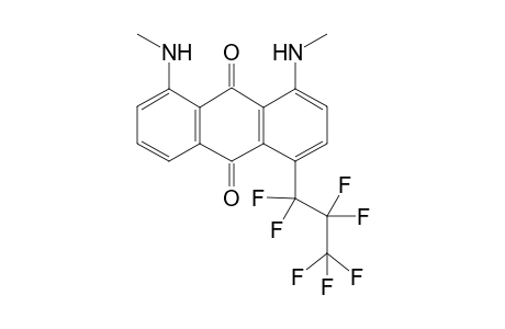 1,8-Bis(methylamino)-4-(perfluoropropyl)anthraquinone