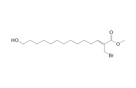 Methyl 14-hydroxy-2-bromomethyl-2(Z)-tetradecenoate