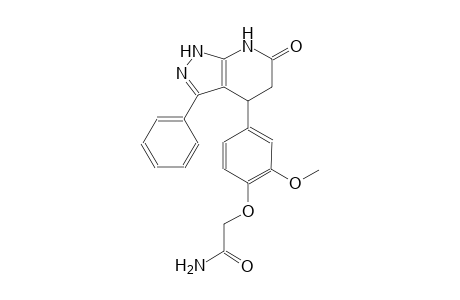 acetamide, 2-[2-methoxy-4-(4,5,6,7-tetrahydro-6-oxo-3-phenyl-1H-pyrazolo[3,4-b]pyridin-4-yl)phenoxy]-