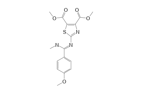 N(1)-(4,5-DICARBOMETHOXYTHIAZOL-2-YL)-N(2)-METHYL-PARA-METHOXY-BENZAMIDINE;(STEREOISOMER-1)