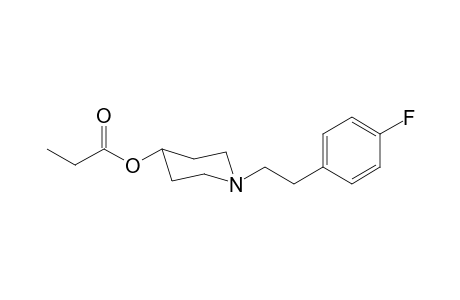 1-[2-(4-Fluorophenyl)ethyl]piperidin-4-yl propanoate