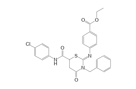 ethyl 4-({(2Z)-3-benzyl-6-[(4-chloroanilino)carbonyl]-4-oxotetrahydro-2H-1,3-thiazin-2-ylidene}amino)benzoate