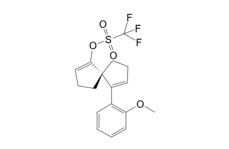 (S)-6-(2'-Methoxyphenyl)-1-{[(trifluoromethyl)sulfonyl]oxy}-spiro[4.4]nona-1,6-diene