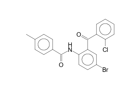 N-[4-bromanyl-2-(2-chlorophenyl)carbonyl-phenyl]-4-methyl-benzamide