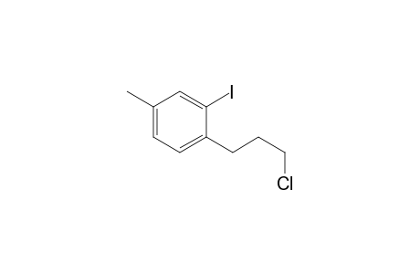1-(3-Chloropropyl)-2-iodo-4-methylbenzene
