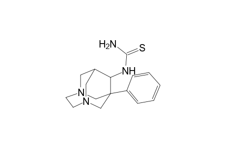 1-Phenyl-9-thioureido-3,6-diazahomoadamantane