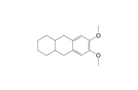 (4aRS,9aRS)-6,7-Dimethoxy-1,2,3,4,4a,9,9a,10-octahydro-anthracene
