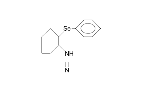 trans-(2-Phenylseleno-cycloheptyl)-cyanamide