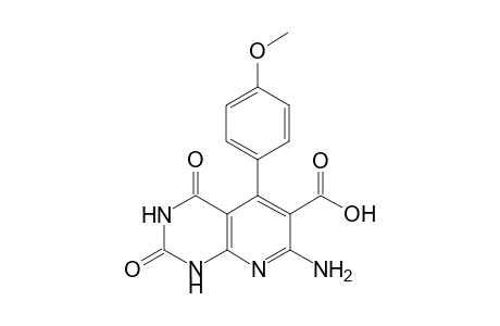 7-Amino-5-(4-methoxyphenyl)-2,4-dioxo-1,2,3,4-tetrahydropyrido[2,3-d]pyrimidine-6-carboxylic acid