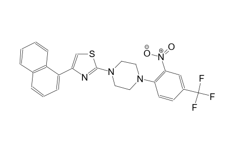 1-[4-(1-naphthyl)-1,3-thiazol-2-yl]-4-[2-nitro-4-(trifluoromethyl)phenyl]piperazine