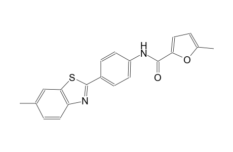 5-methyl-N-[4-(6-methyl-1,3-benzothiazol-2-yl)phenyl]-2-furamide
