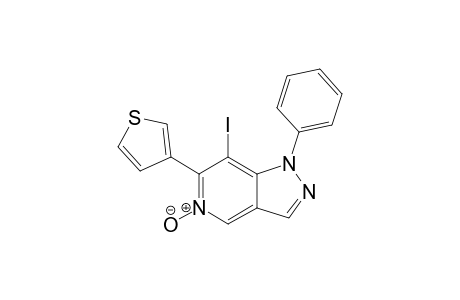 7-Iodo-1-phenyl-6-(3-thienyl)-1H-pyrazolo[4,3-c]pyridine 5-Oxide