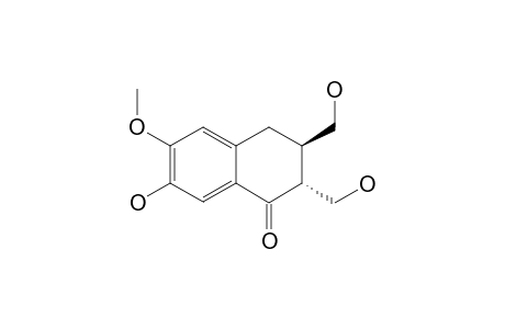 2,3-BIS-(HYDROXYMETHYL)-7-HYDROXY-6-METHOXY-1-TETRALONE
