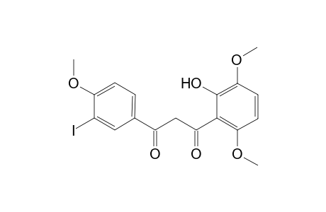 1-(2-hydroxy-3,6-dimethoxy-phenyl)-3-(3-iodo-4-methoxy-phenyl)propane-1,3-dione