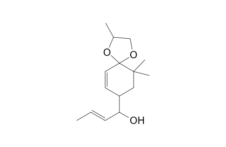 1-(3',11',11'-Trimethyl-1',4'-dioxadispiro[4.5]dec-6'-en-8'-yl)but-2-en-1-ol