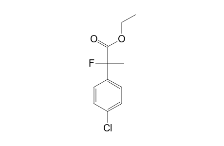 ETHYL-2-(4-CHLOROPHENYL)-2-FLUORO-PROPANOATE