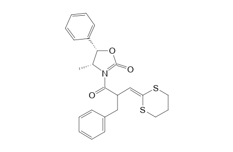(4R,5S)-3-[1-Oxo-3-(1,3-dithian-2-ylidene)-2-benzylpropyl]-4-methyl-5-phenyl-2-oxazolidenone