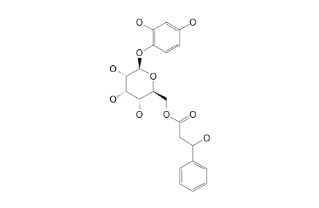 2,4-DIHYDROXYPHENYL-[6'-(3-HYDROXY-3'-PHENYLPROPANOYL)]-O-BETA-D-ALLOPYRANOSIDE