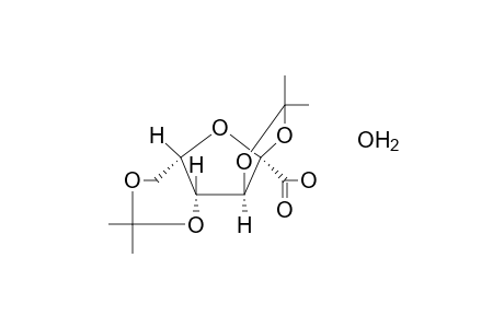 2,3:4,6-DI-O-ISOPROPYLIDENE-alpha-L-xylo-2-HEXULOFURANOSONIC ACID,MONOHYDRATE