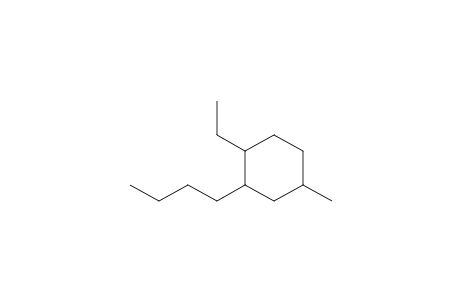 2-Butyl-1-ethyl-4-methyl-cyclohexane