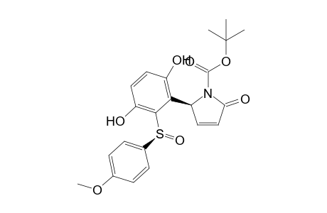 (5S*,SS*)-N-(tert-Butyloxycarbonyl)-5-[3',6'-dihydroxy-2-(p-methoxyphenylsulfinyl)phenyl]pyrrol-2(5H)-one