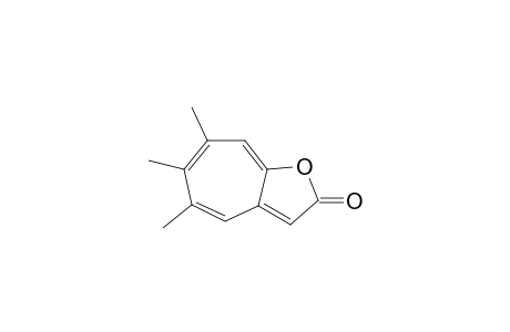 4,6,8-tris(Dehydro)-5,6,7-trimethylcyclohepta[b]furan-2-(2H)-one