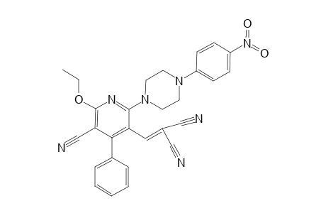3-Cyano-2-ethoxy-5-(2,2-dicyanovinyl)-6-{N-4-(4-nitrophenyl)piperazinyl}-4-phenylpyridine