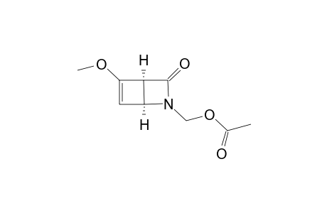 (1S,4S)-(-)-2-ACETOXYMETHYL-5-METHOXY-3-OXO-2-AZABICYCLO-[2.2.0]-HEX-5-ENE