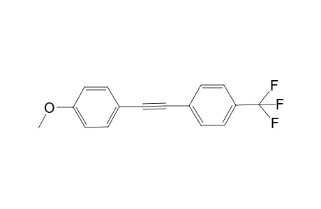 1-Methoxy-4-((4-(trifluoromethyl)phenyl)ethynyl)benzene