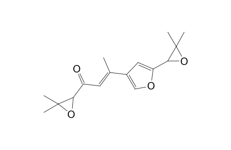 1-(3,3-dimethyloxiranyl)-3-[5-(3,3-dimethyloxiranyl)furan-3-yl]but-2-en-1-one
